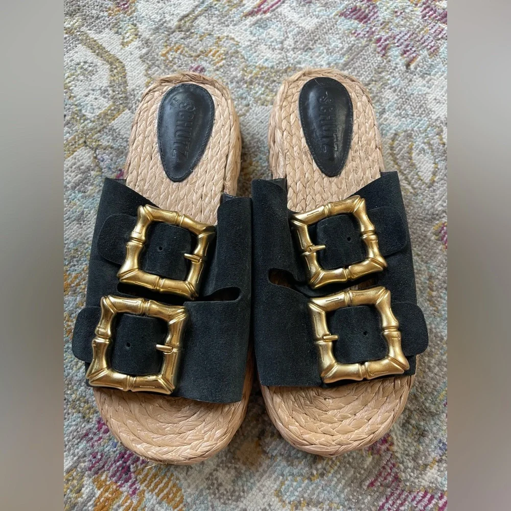 SCHUTZ ENOLA ROPE SANDAL - Picture 1 of 4